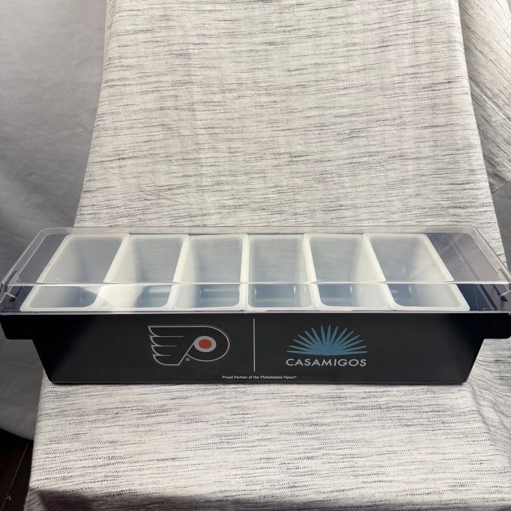 NEW Casamigos Bar Fruit‎ Condiment Caddy Philadelphia Flyers Barware Storage